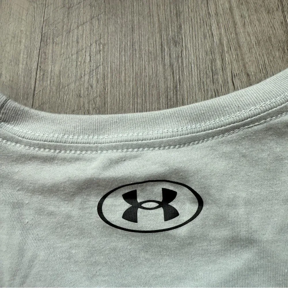 Under Armour Performance Apparel Logo Graphic Tee Halo Gray Large - Picture 6 of 9